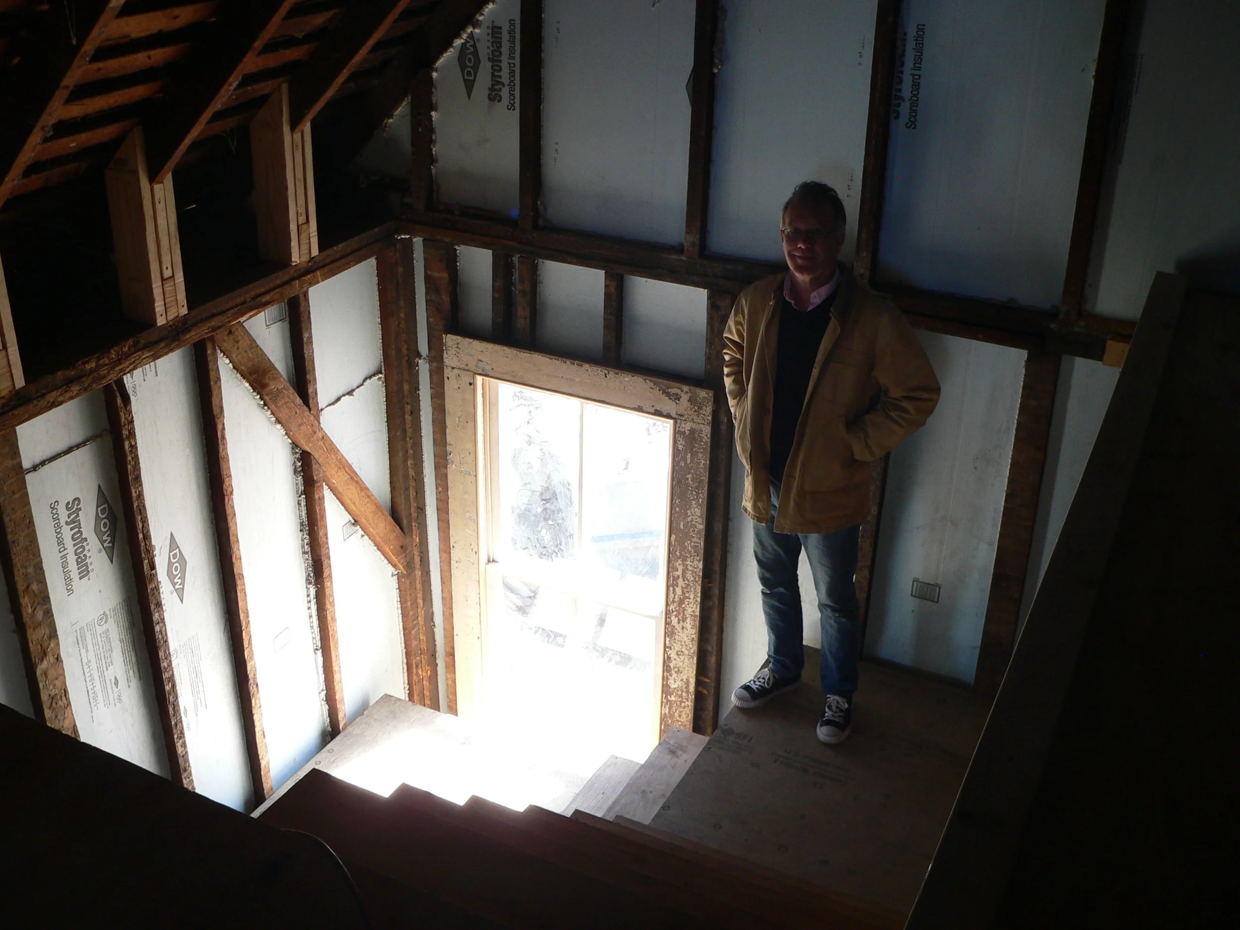 Tucker Standing on Stairs to 3rd Bedroom.JPG