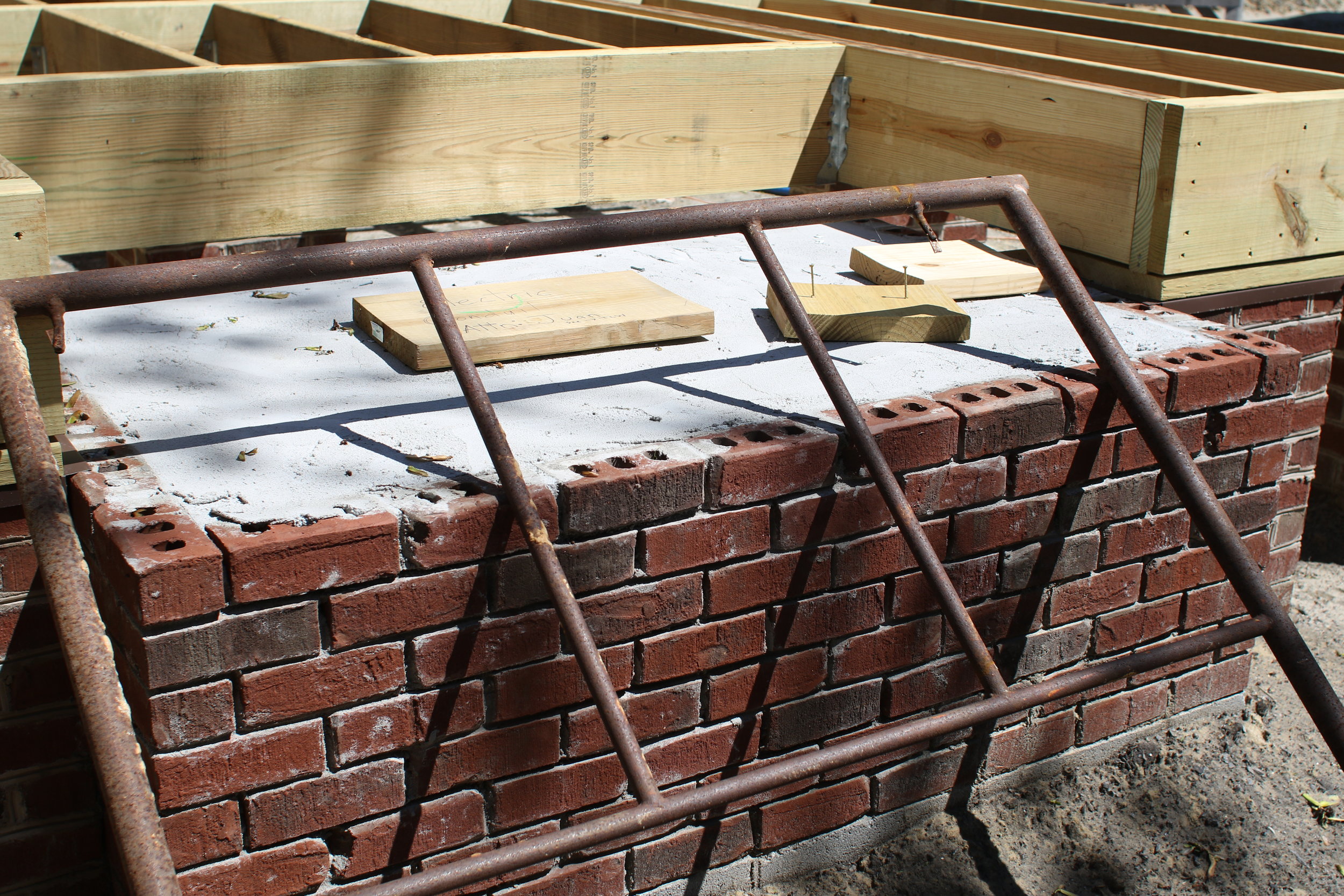 Screen Porch Fireplace Foundation.JPG