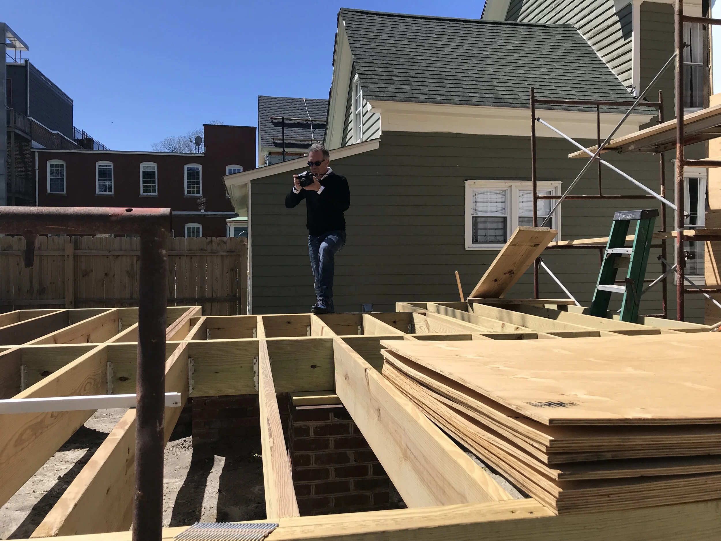 Tucker on Screen Porch in Progress.jpg