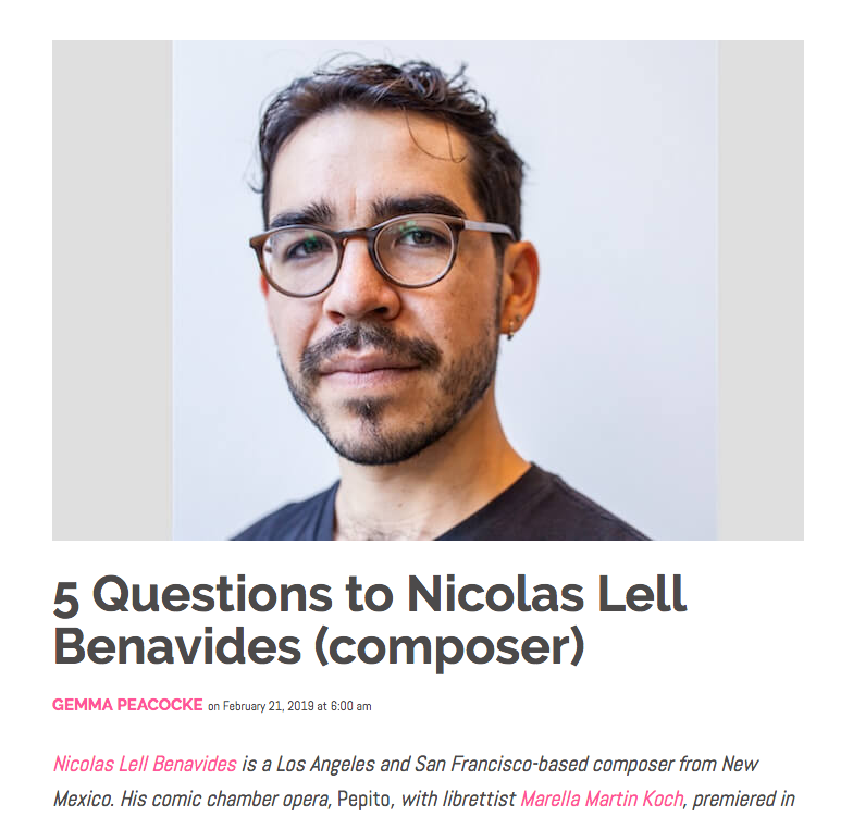 Interview on I Care If You Listen (.com)