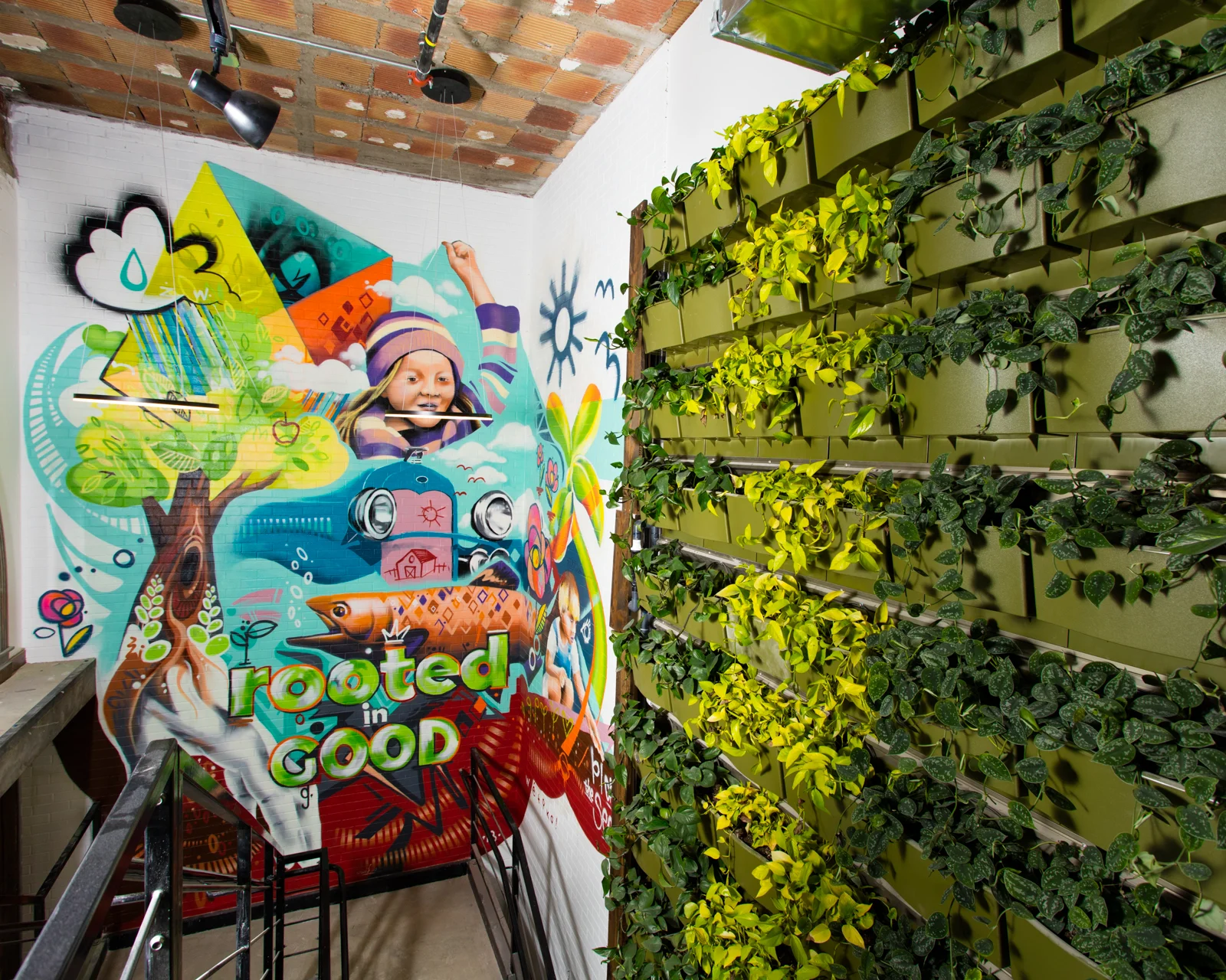 Brome Modern Eatery Mural - Detroit, Mi.