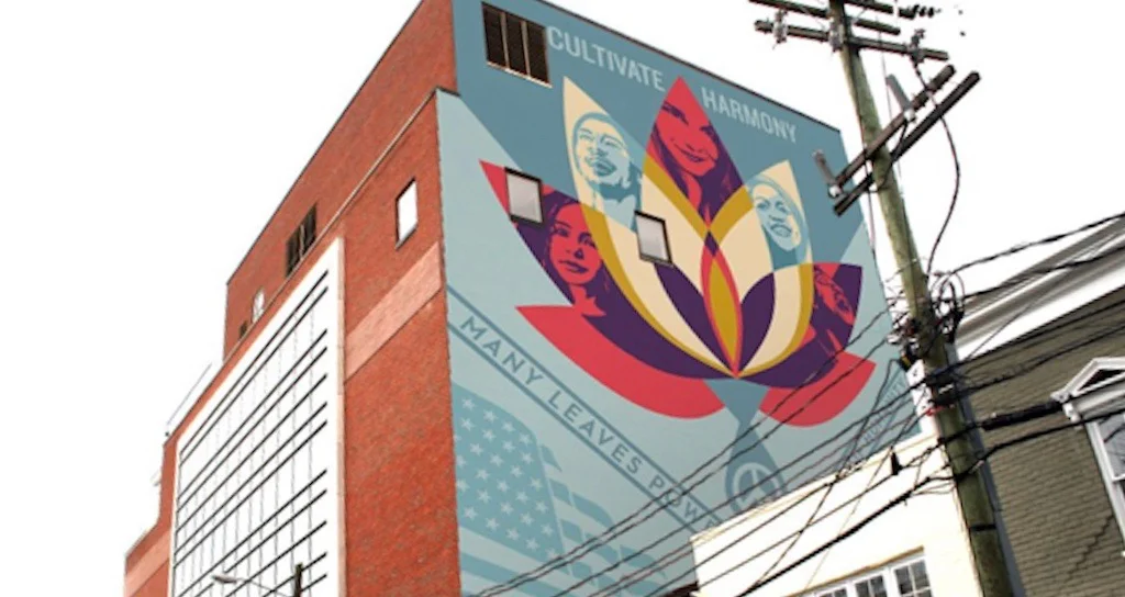 Shepard Fairey's proposed design for Charlottesville, Va.