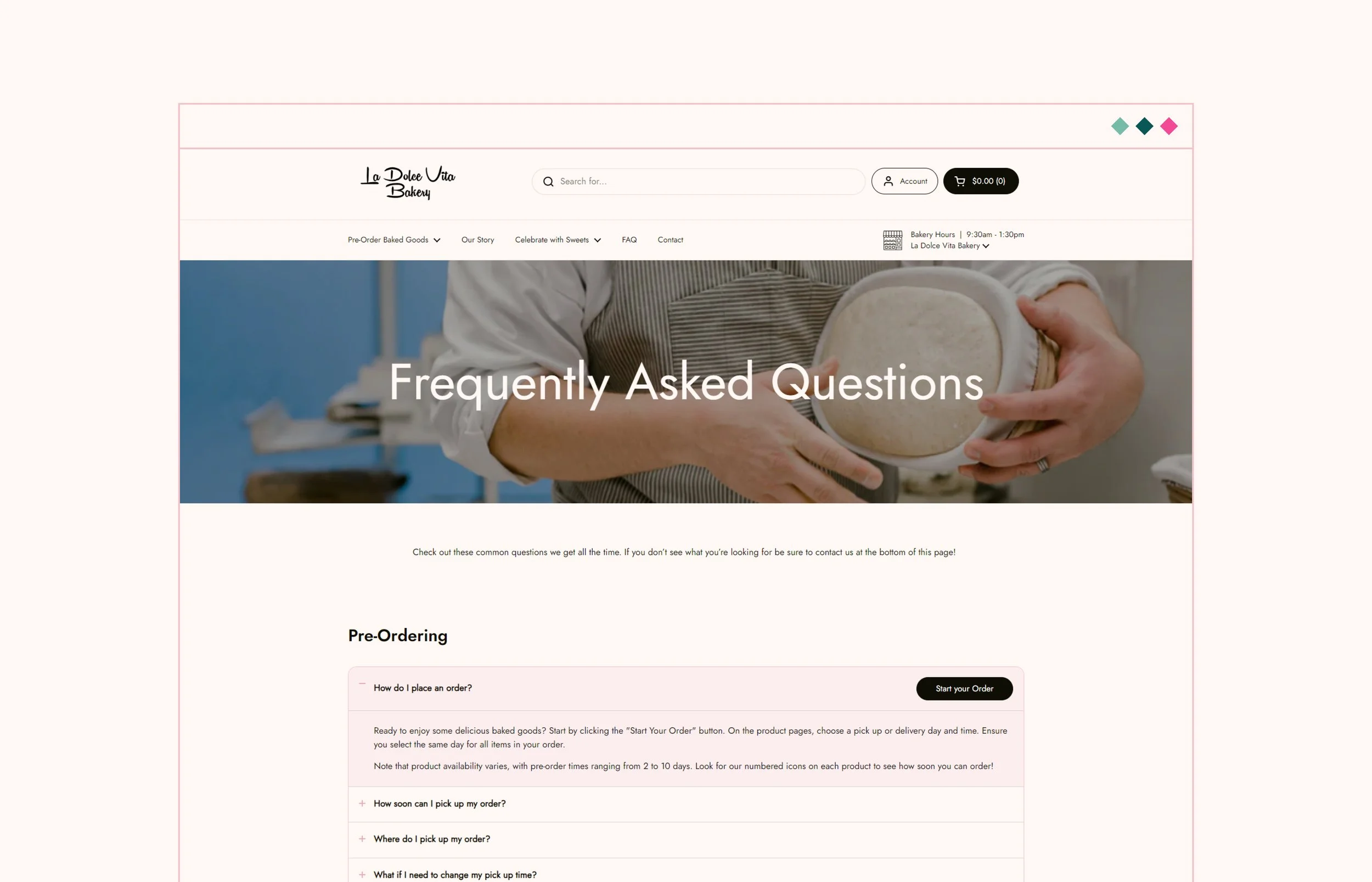 Cedar and Mint - Portfolio Pages - La Dolce Vita Bakery Website12.jpg