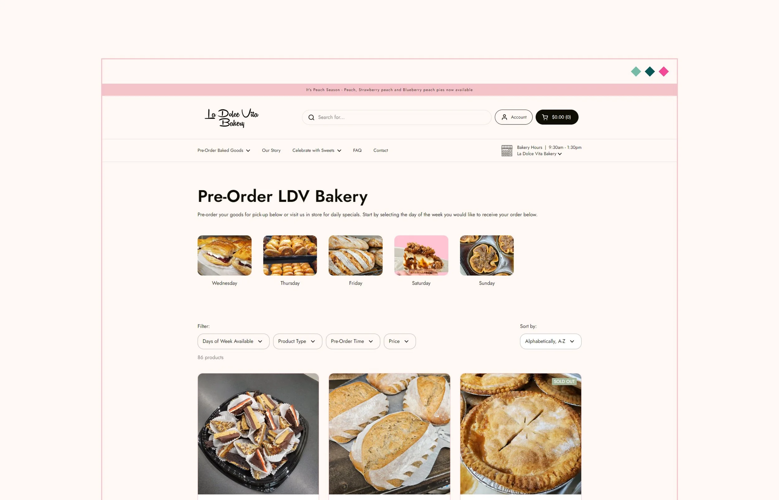 Cedar and Mint - Portfolio Pages - La Dolce Vita Bakery Website4.jpg