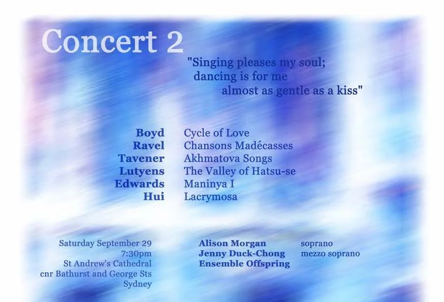 Concert 2 - In Collaboration with Ensemble Offspring