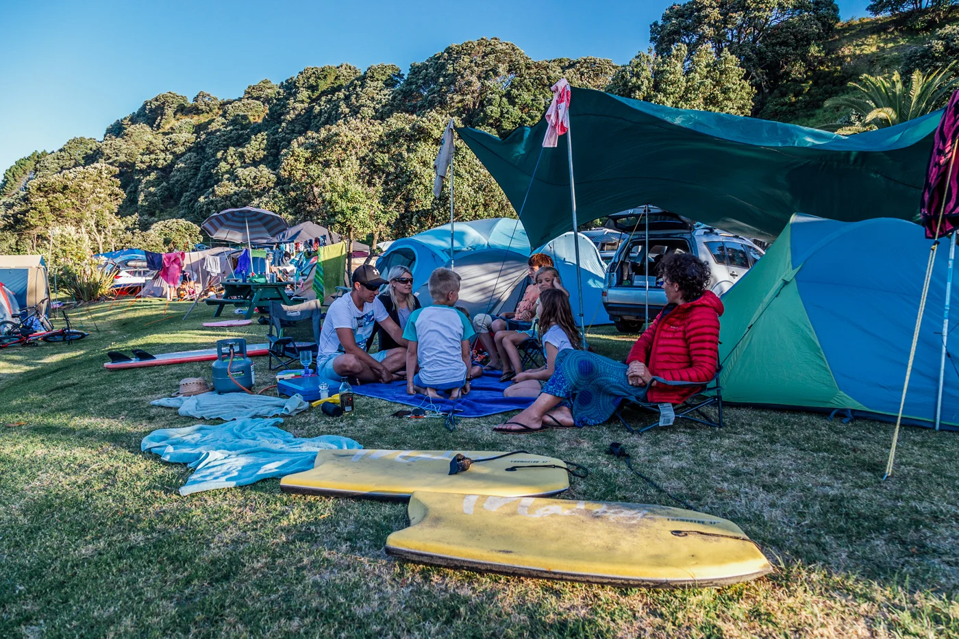 Our camping sites offer plenty of space for the whole family.