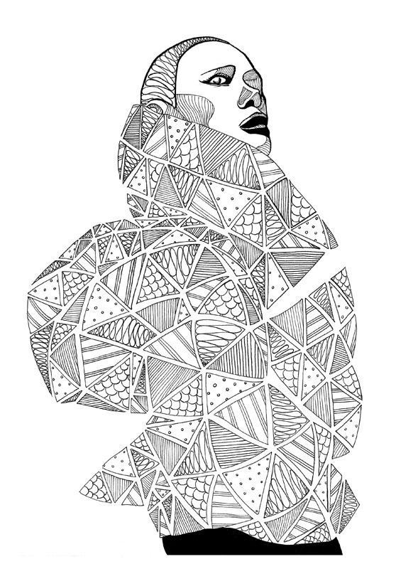  Ink on paper 