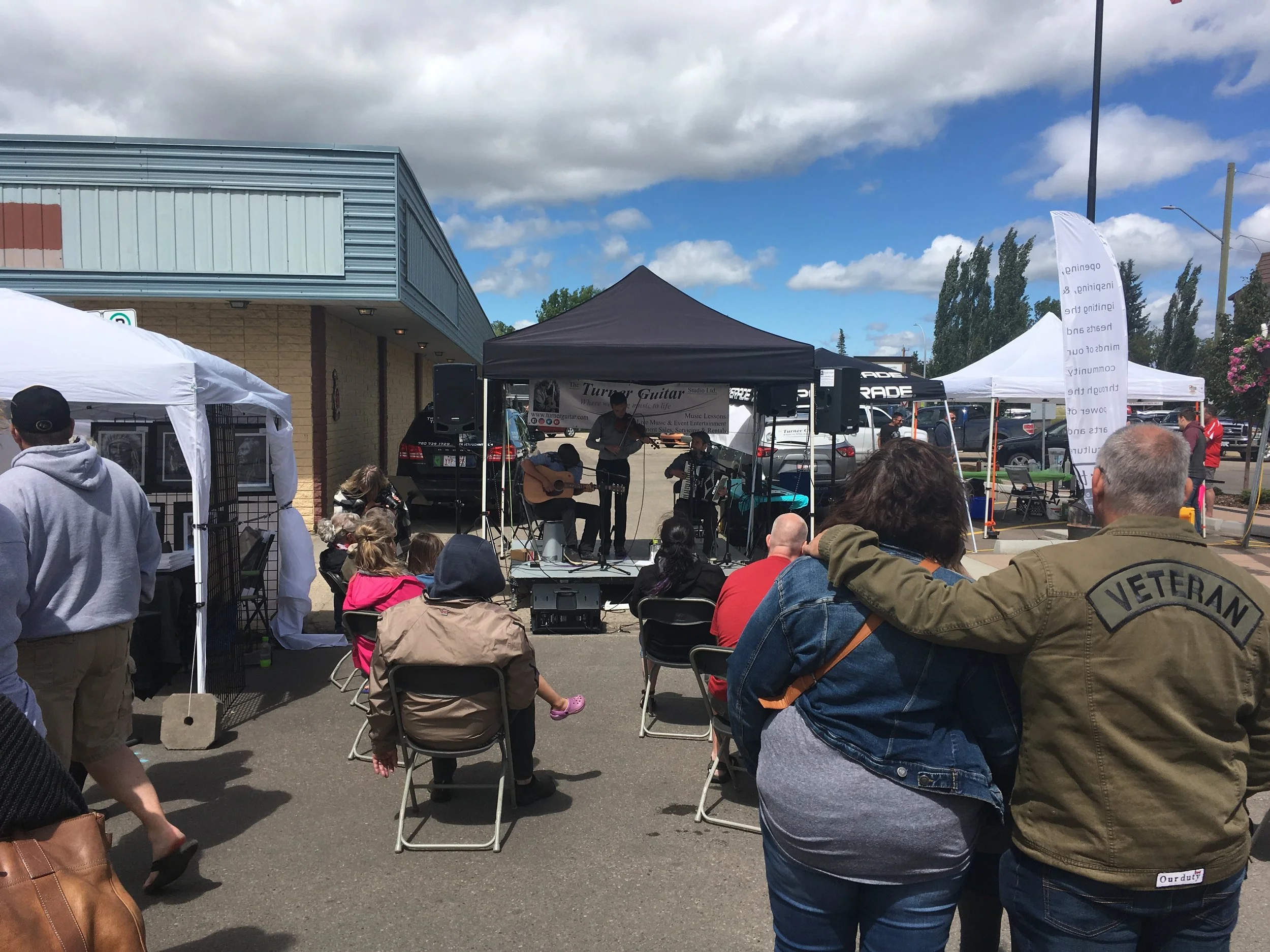 The Borch Brothers at the 2018 Leduc Art Walk