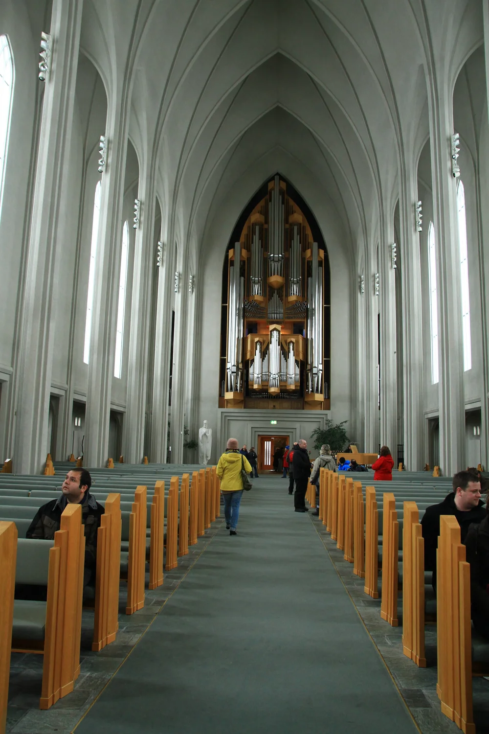 Inside Hallgrimskirkja Church