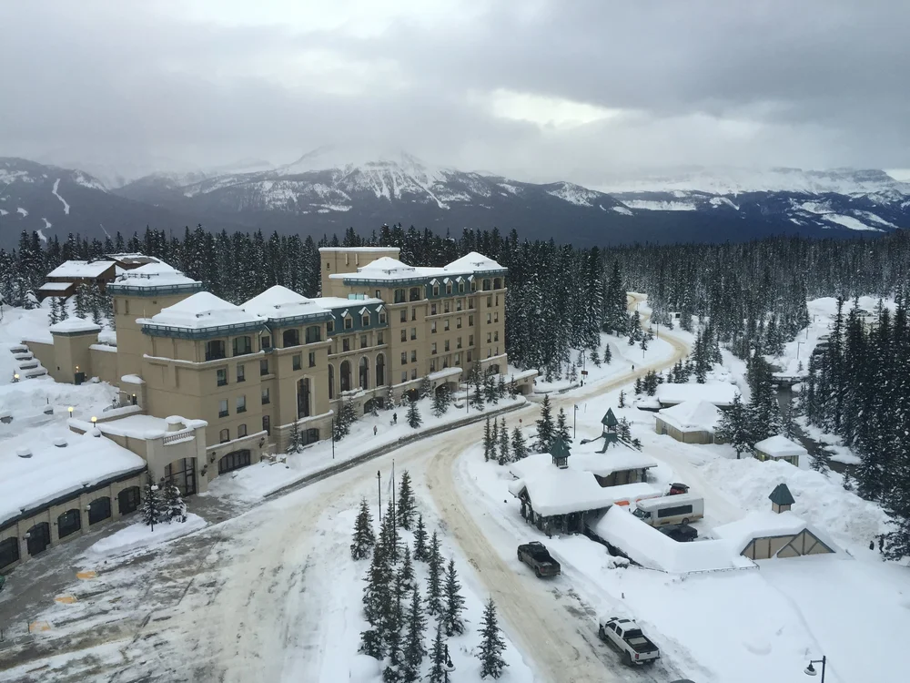 View from our hotel room