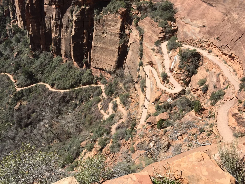 That's a lot of switchbacks! 