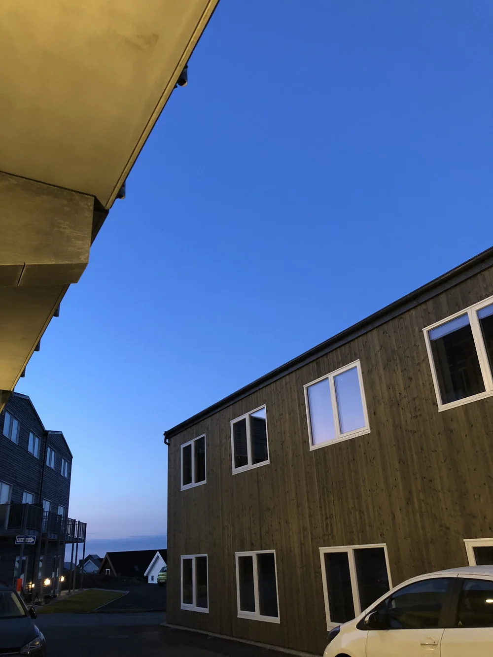 Never fully got dark in the summer!