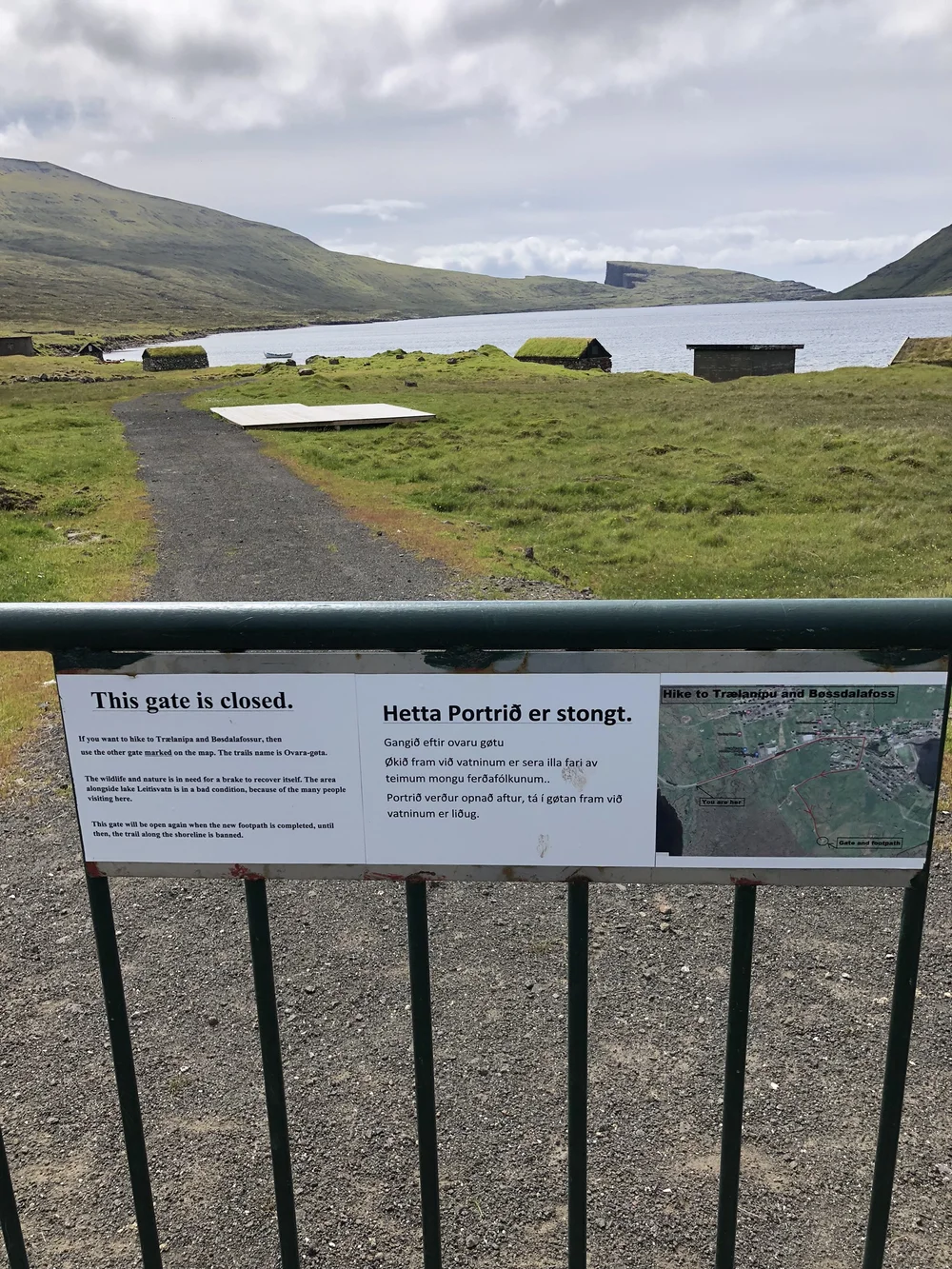 Our first attempt at finding the trail