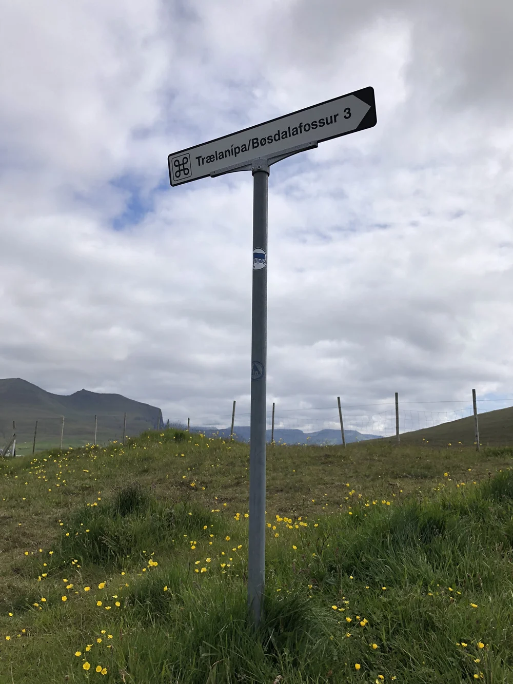 Second attempt - sign for the trail!