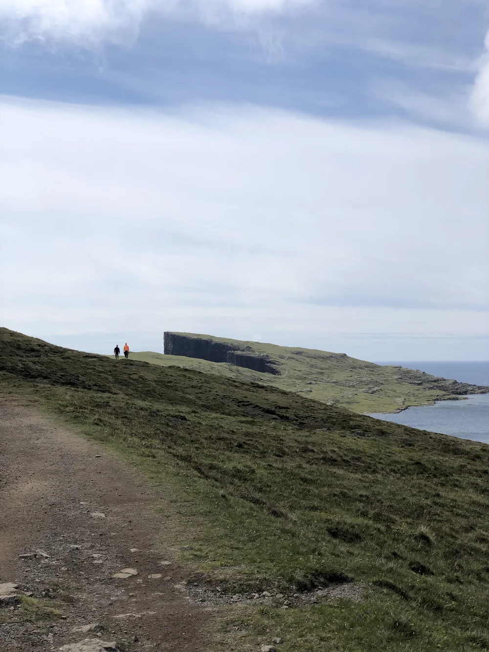 Nearing the fork in the road