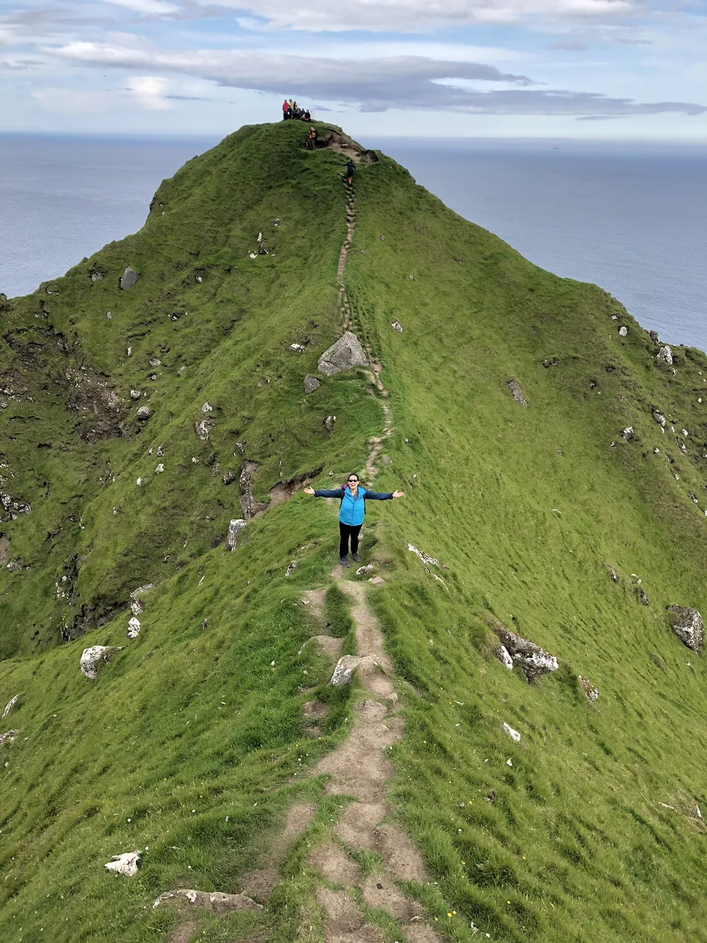 Steep walk down to another viewpoint 