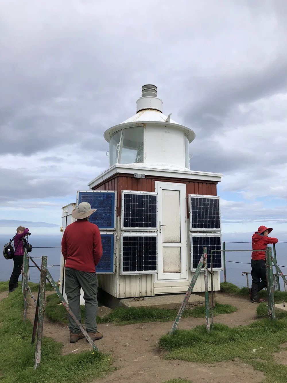 The lighthouse is TINY