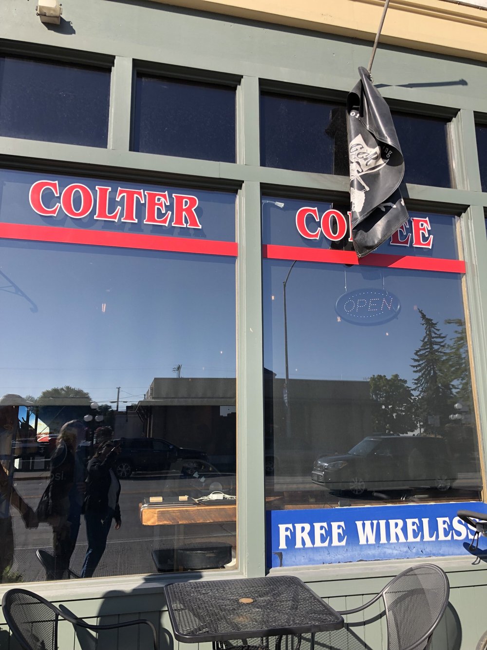 Outside of Colter Coffee