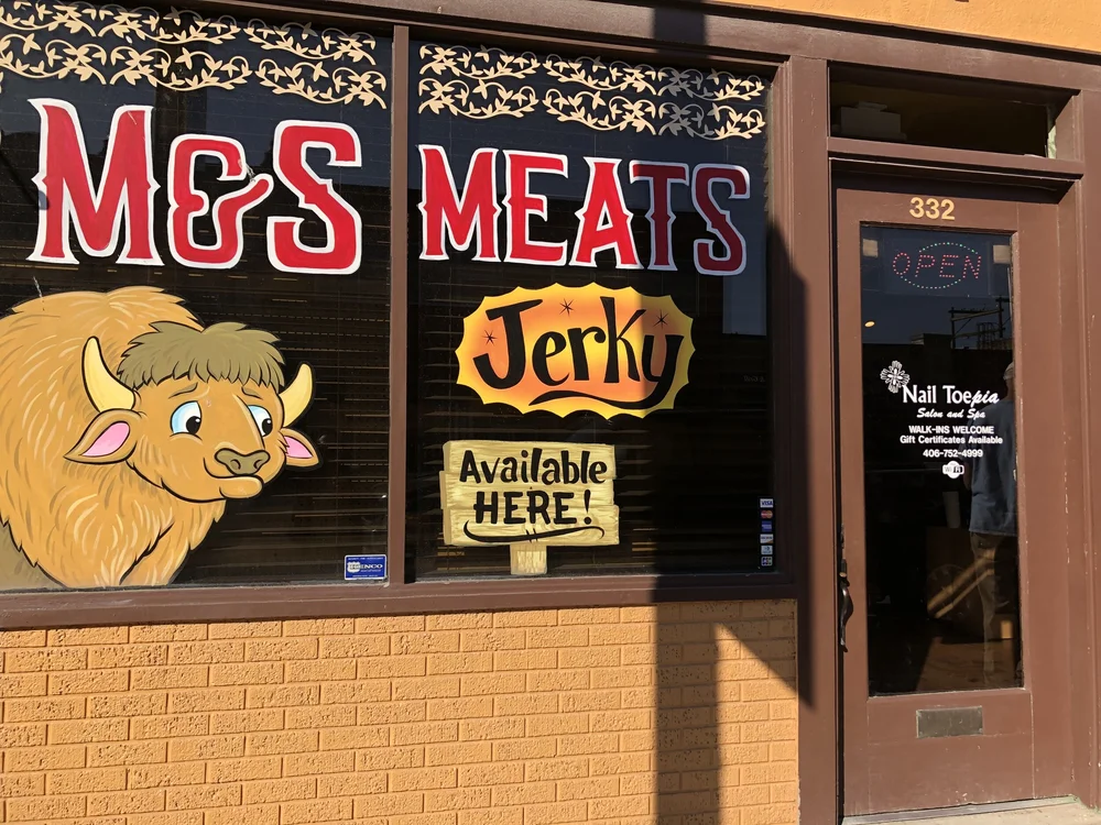 Get some jerky and a manicure at the same place!