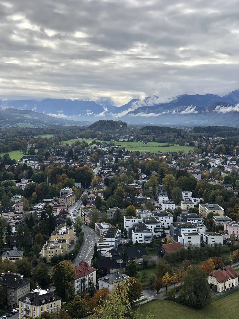 View from the other side of Fortress Hohensalzburg 