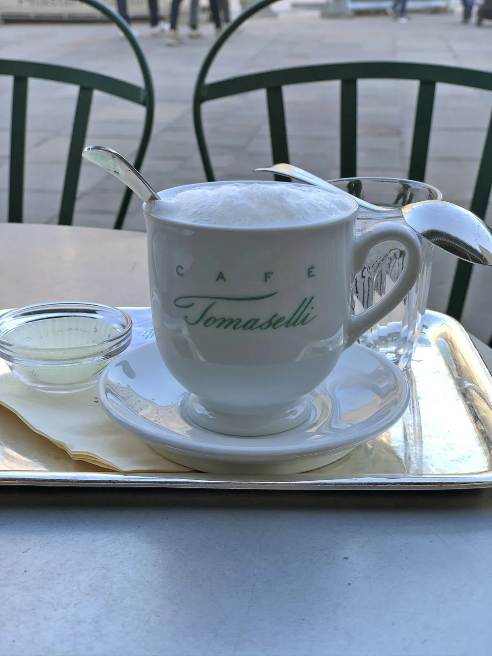 Mozart drink at Cafe Tomaselli