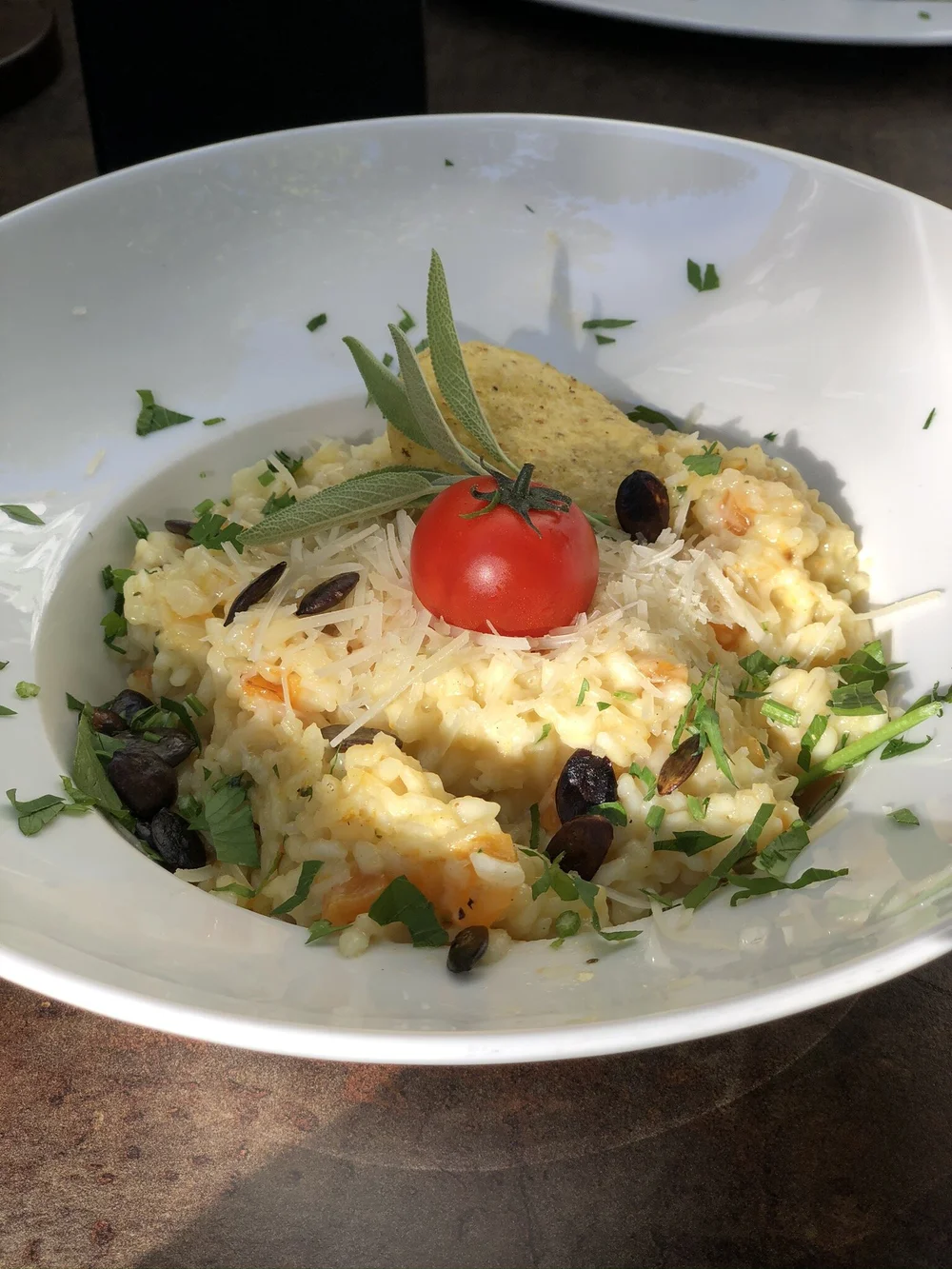 Risotto at Cafe Wernbacher