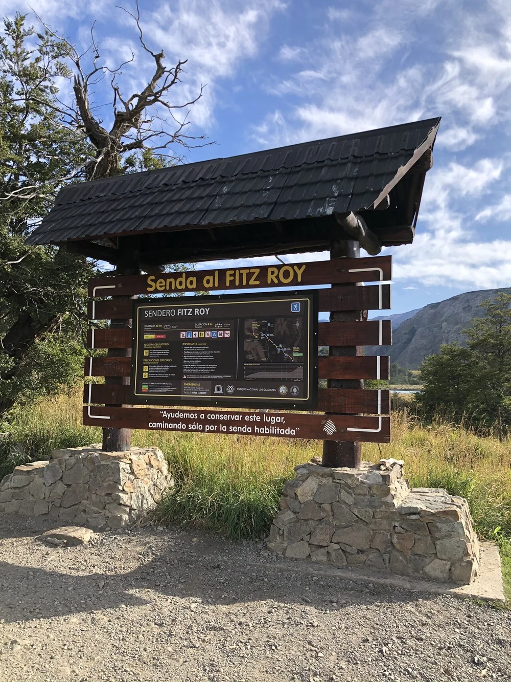 Start of the Laguna de Los Tres trail