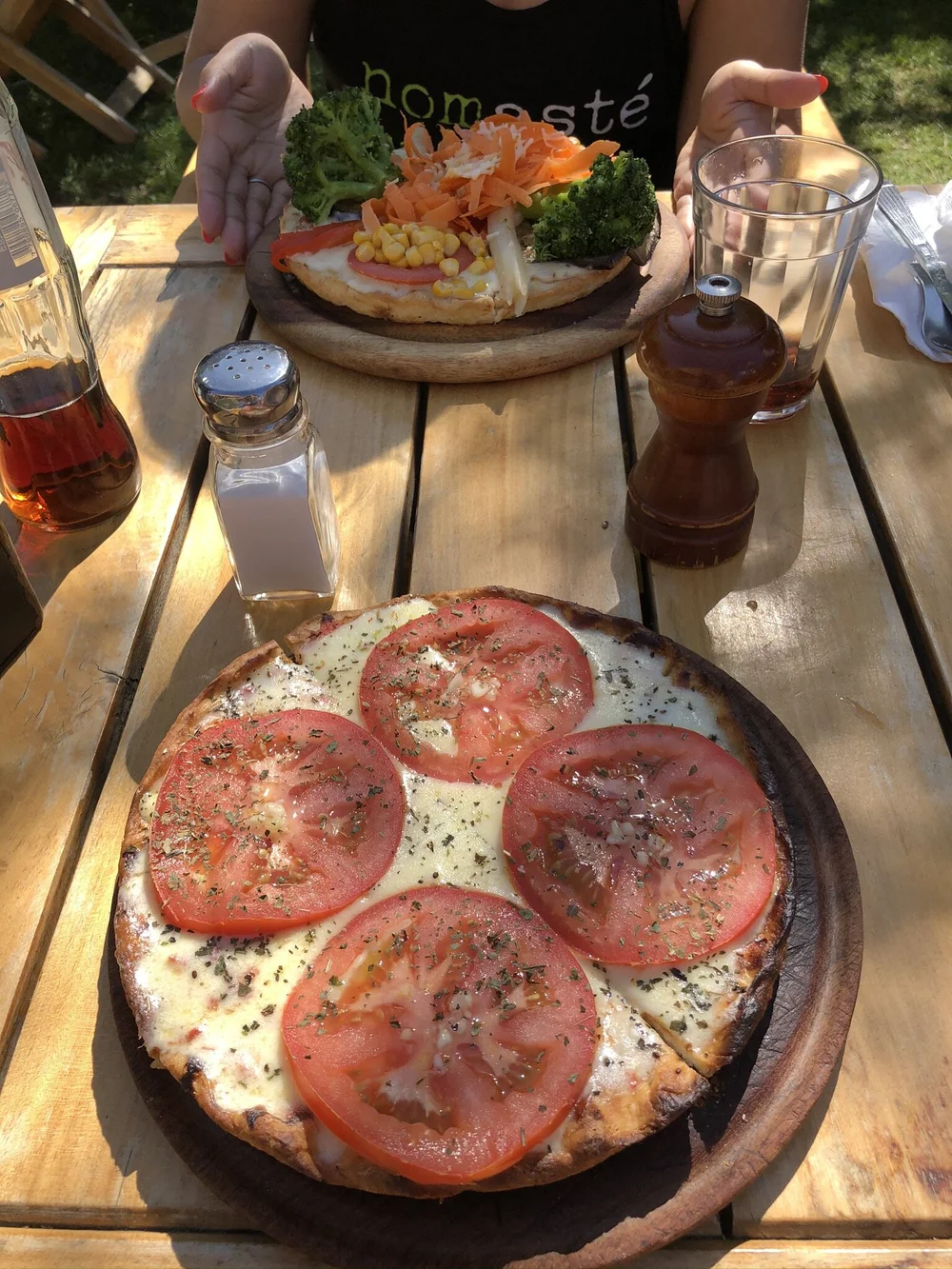Pizza at La Cervecería Chaltén