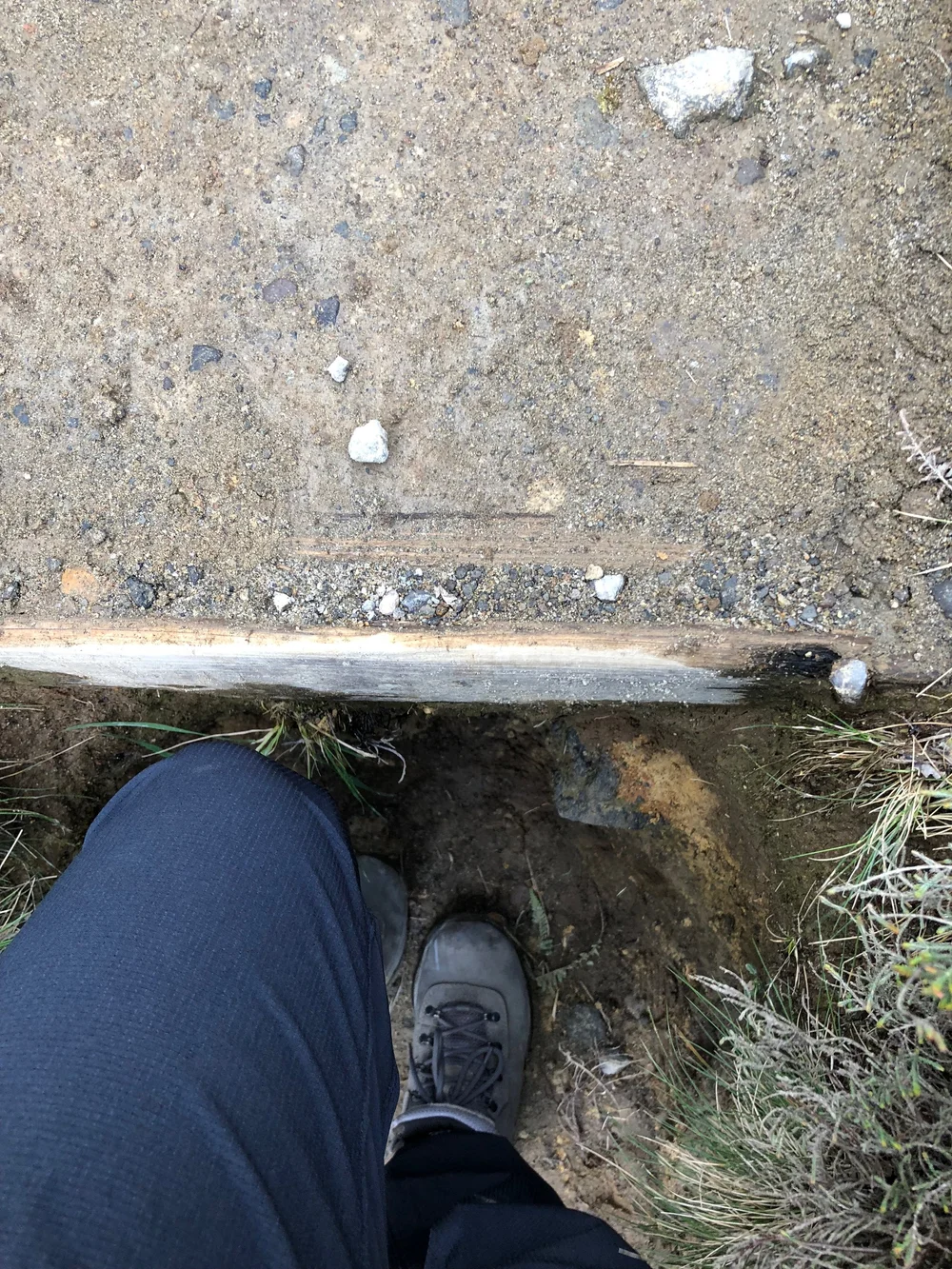 Some steps were up to my knees!