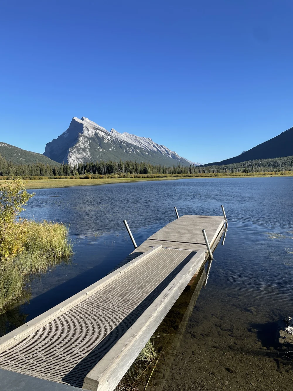 Dock at Vermilion Lakes