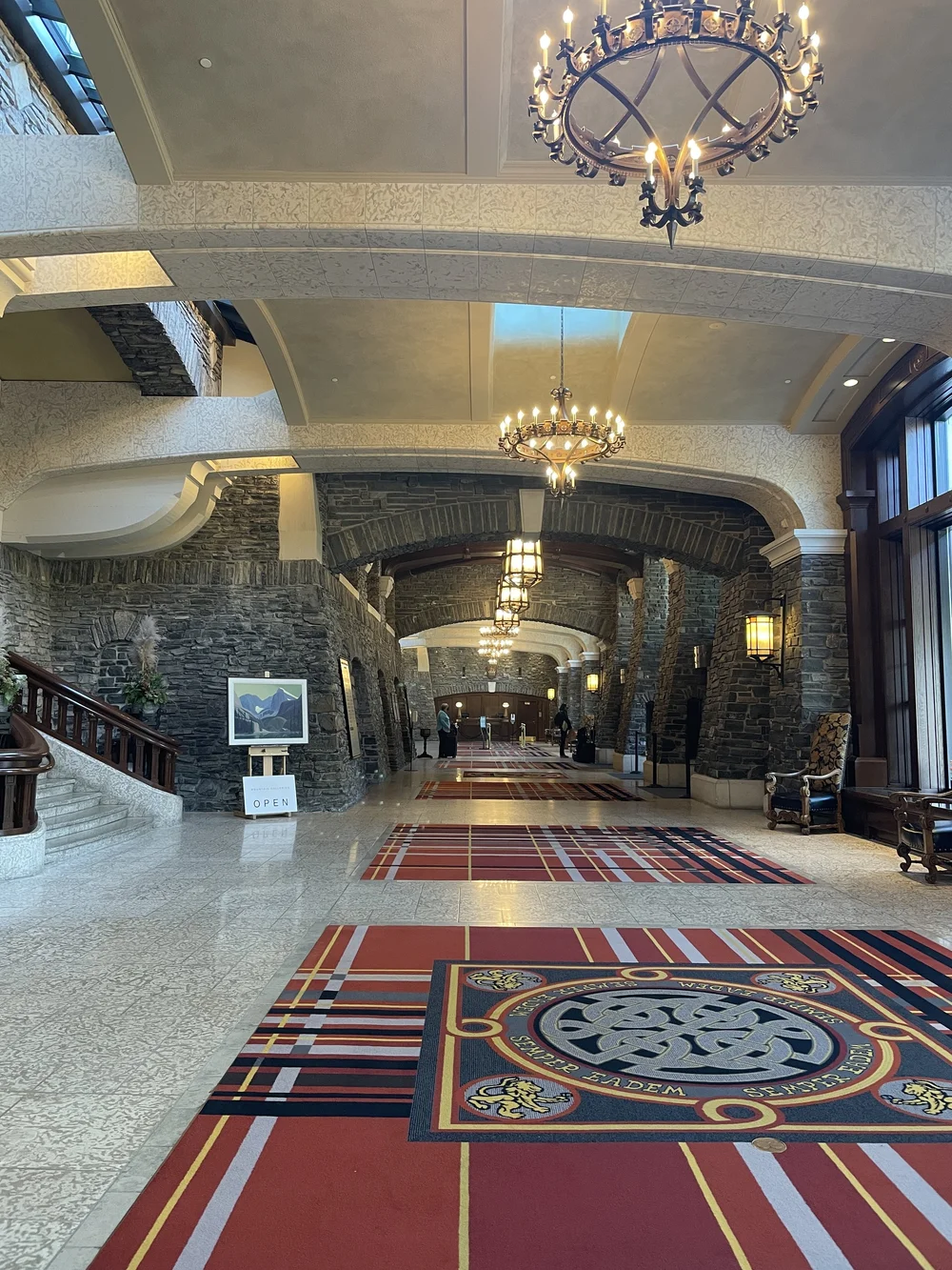 Fairmont Banff Springs lobby 