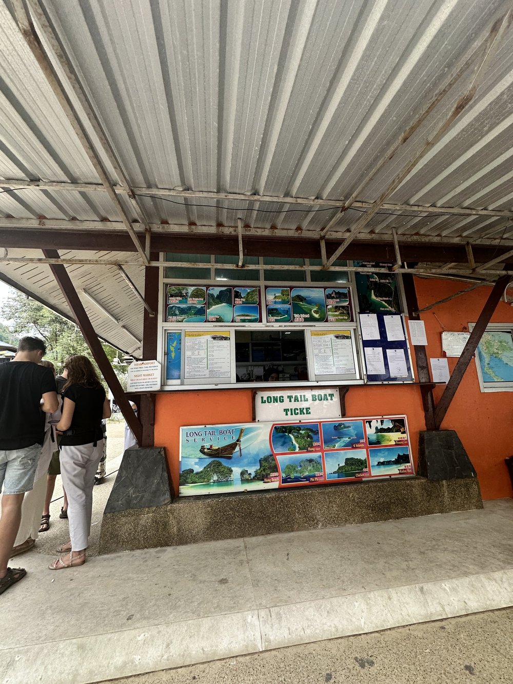 Boat tickets at Ao Nang