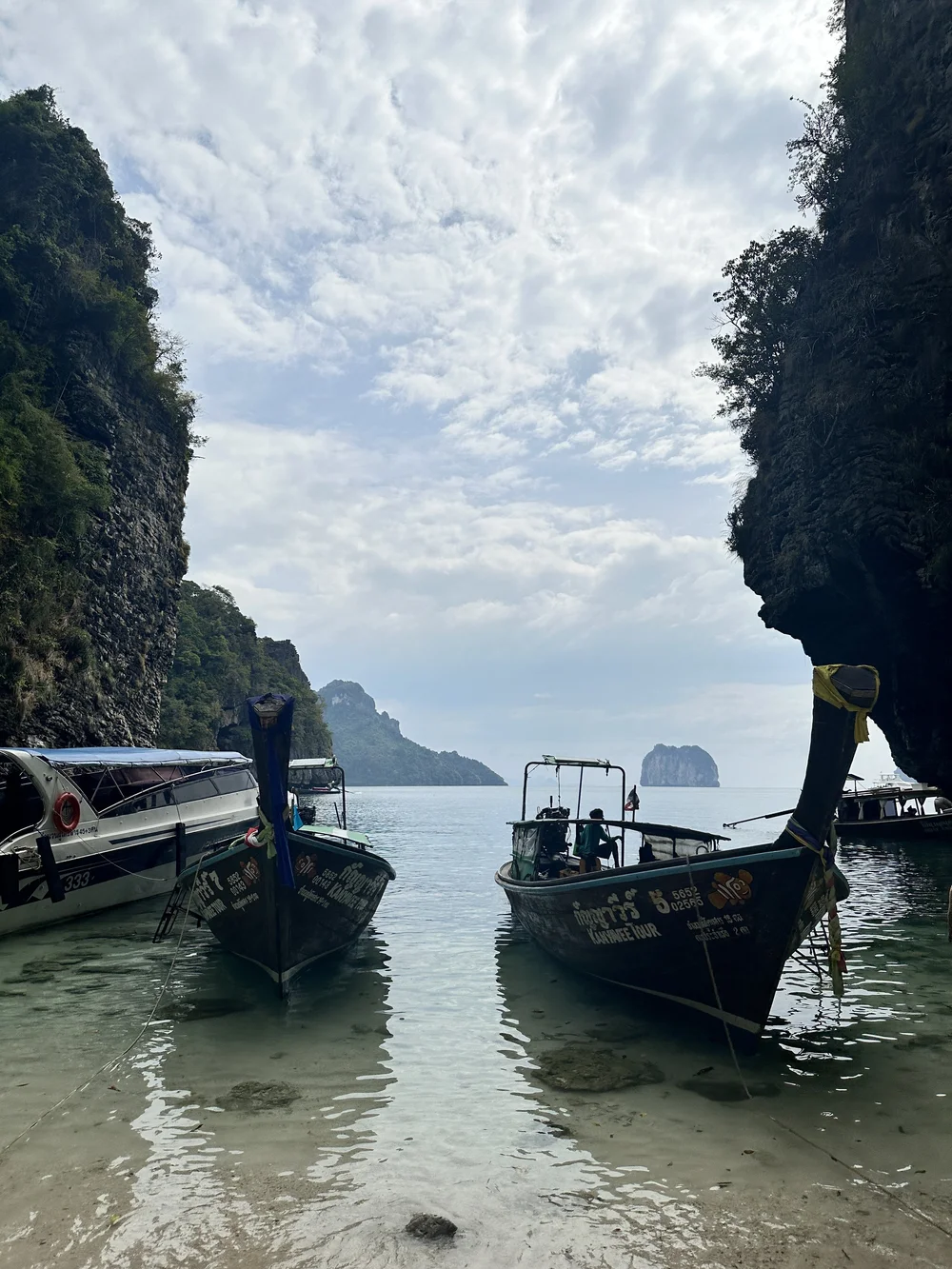 Island hopping on our way back