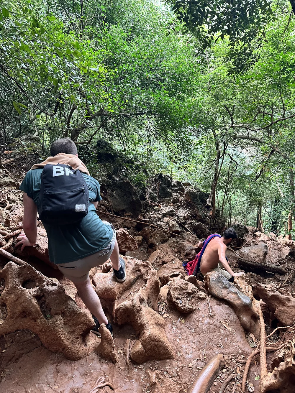 Taking our sweet time going down