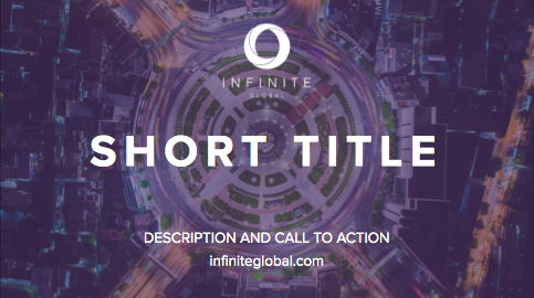 General image posts – can include a title and description above a purple overlay. This layout should also be used for photo-only graphics.