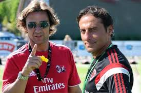 SIMONE BALDO Simone Baldo avbildet til venstre jobber i AC Milan. Han var juniortrener i 2016/2017 sesongen og året før det en av assistentene rundt A-laget til AC Milan. Han har mange år i ungdomsavdelingen og er en svært respektert og dyktig trener i klubben. I år har han hovedansvaret for 2004 laget. Vi er utrolig glade for å ha Simone i vårt Italent team.