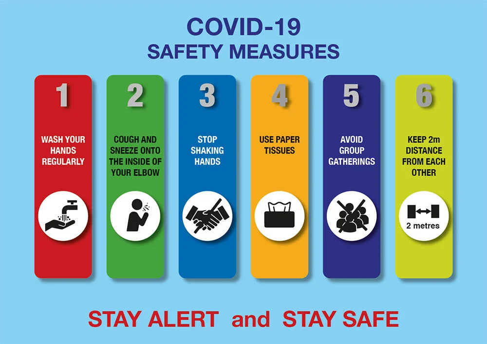 COVID19 General Safety Posters A4 — St Andrews Press of Wells