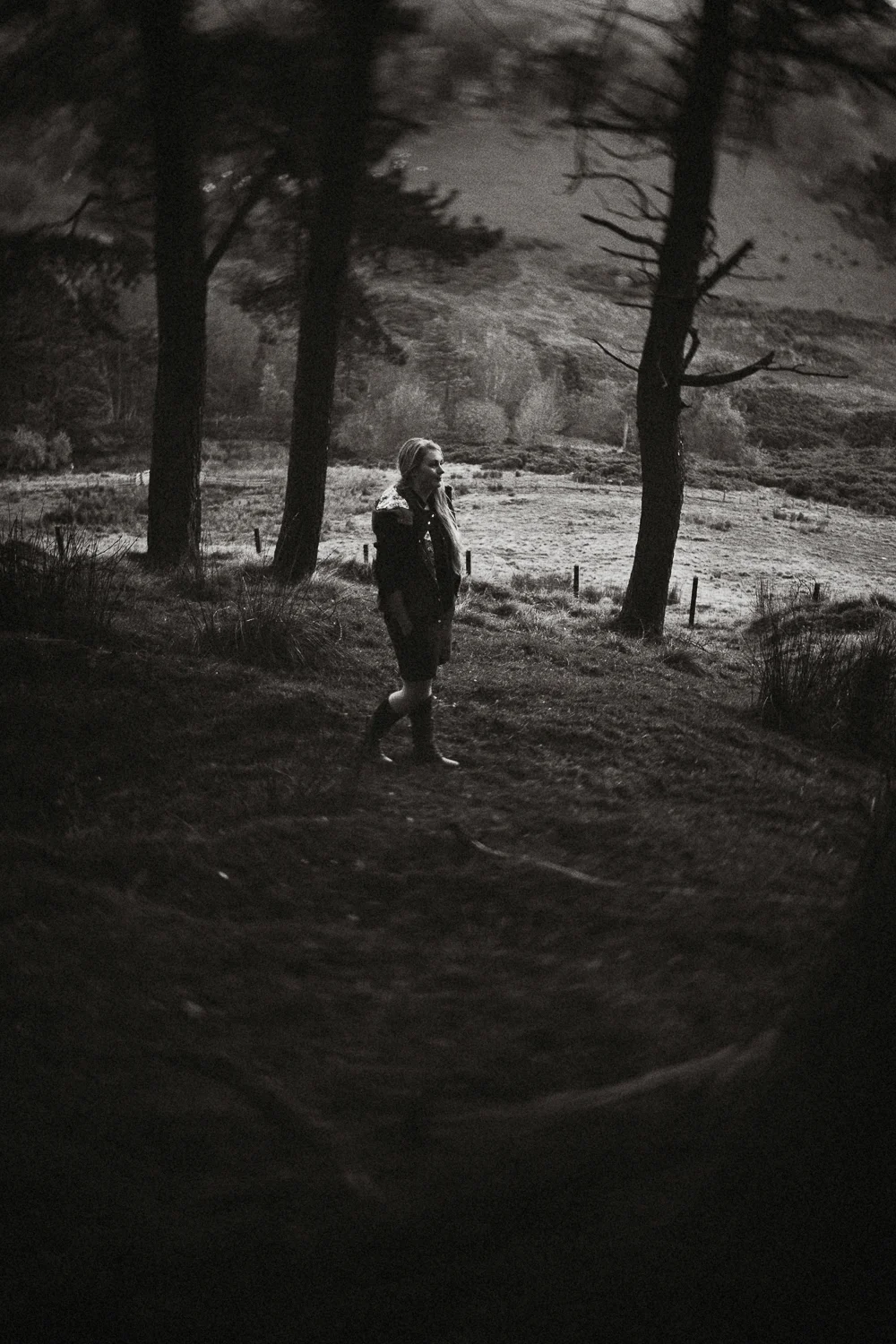 Scotland-Midlothian-Penicuik-Pentlands-Shooting Marlene