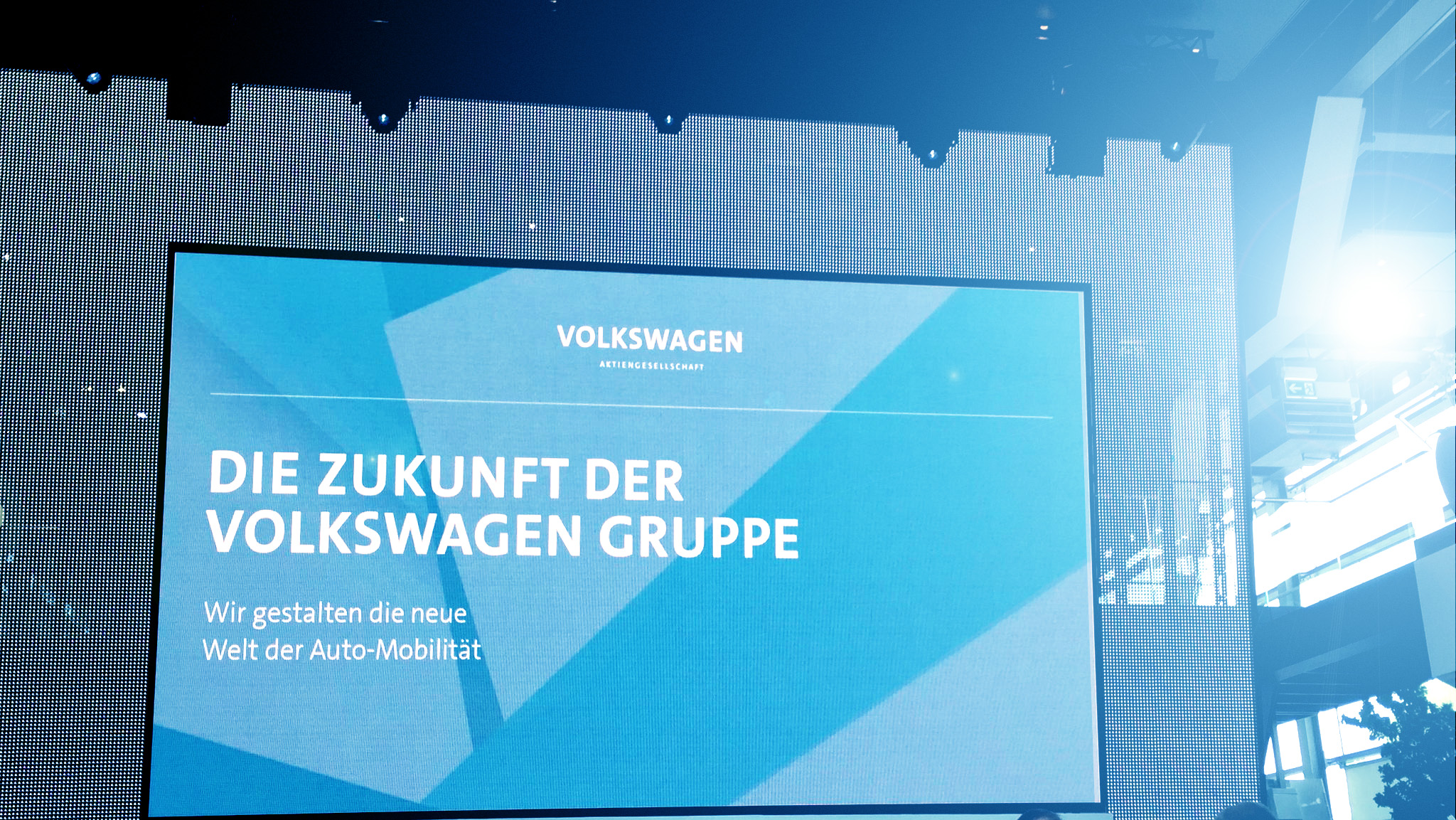 Presentation "Volkswagen Strategy 2025" for Matthias Müller, Chairman Volkswagen/Hering Schuppener @ Autostadt, Wolfsburg