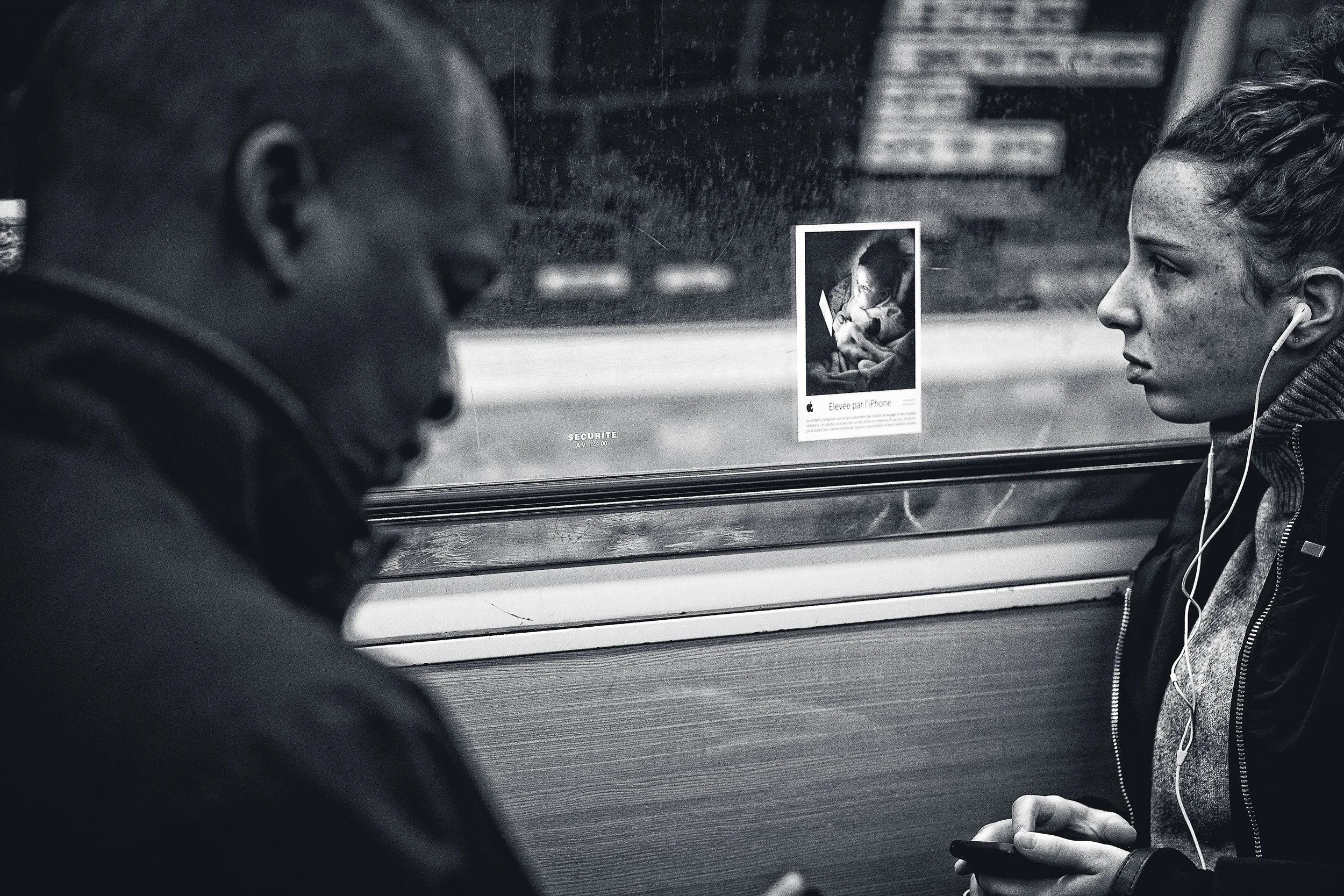 "Riding on the Metro"~ Paris, France 2017