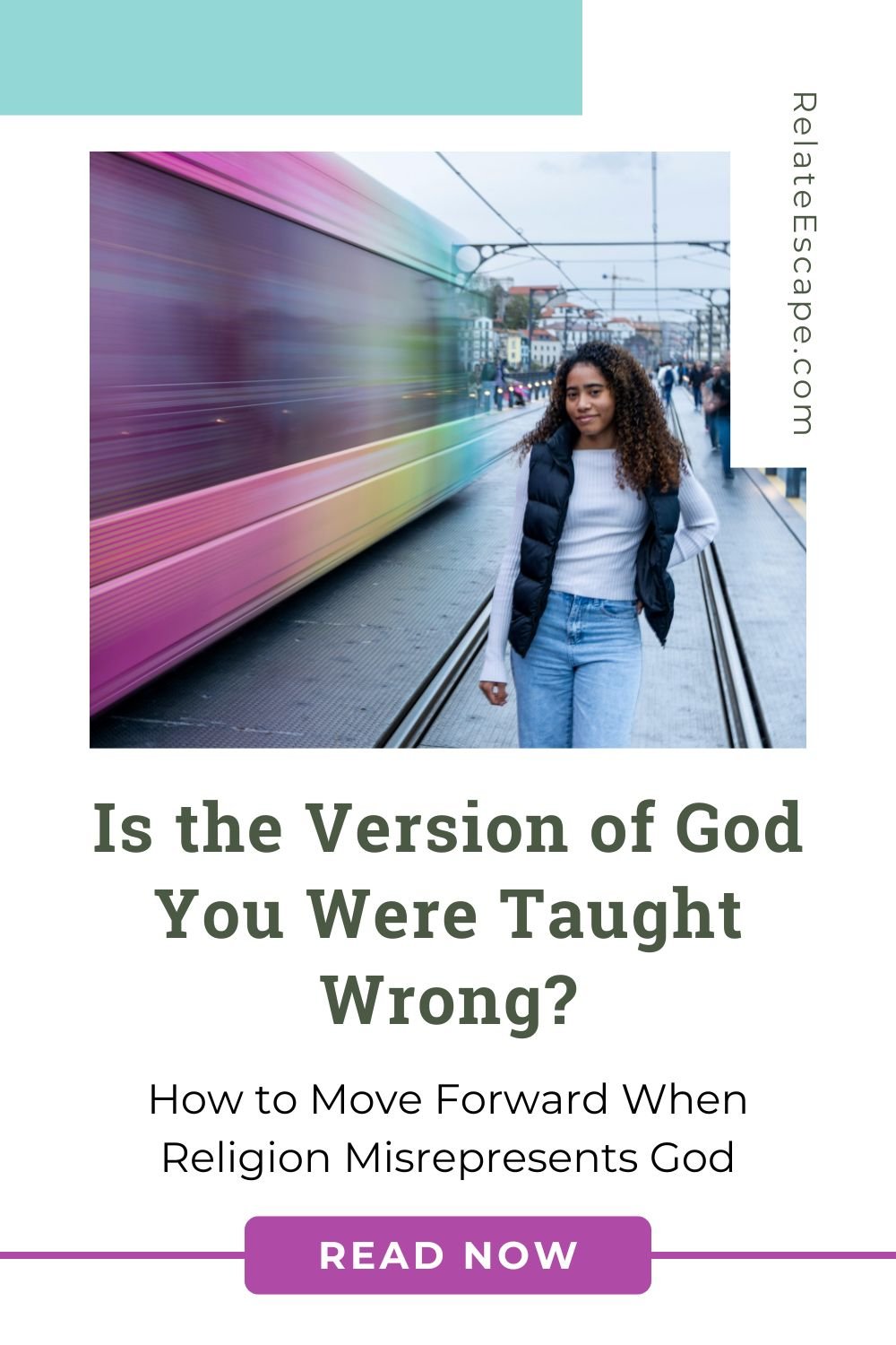 Pinterest pin with blog post title and a young African American woman looking thoughtful