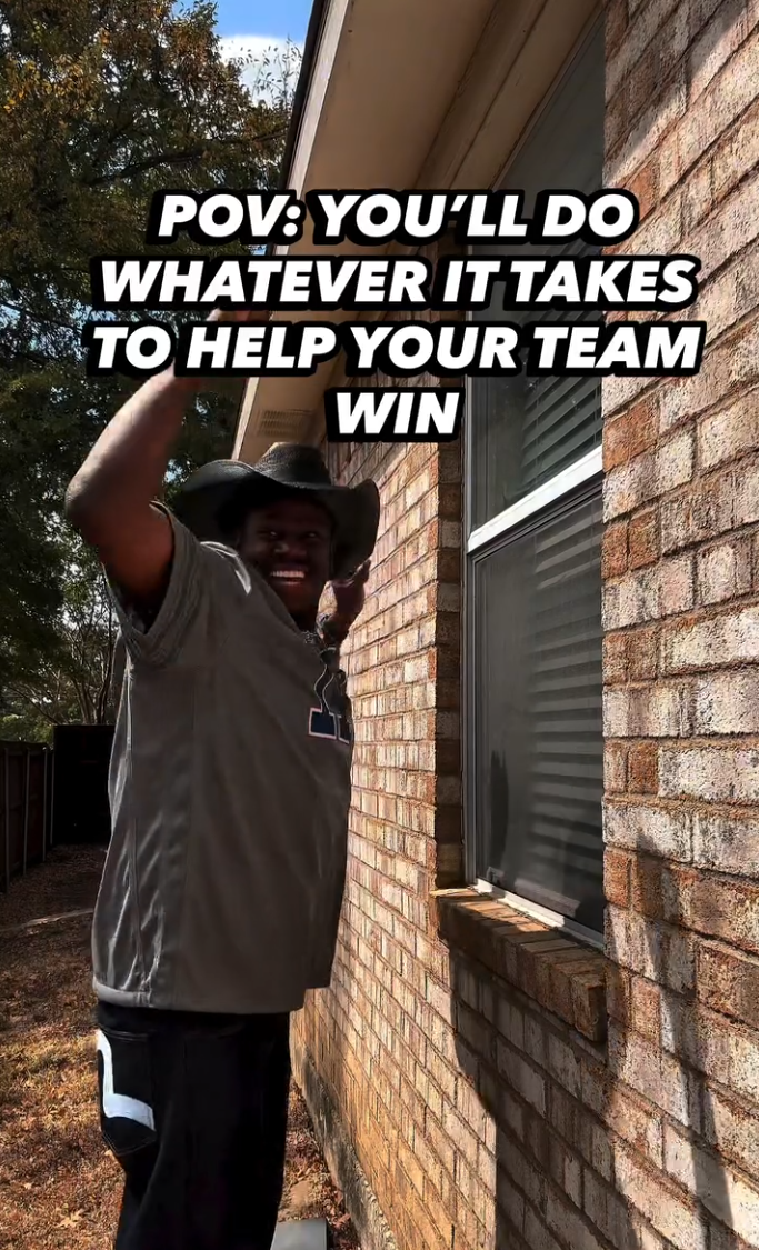 SirrBaby in his black cowboy hat: POV you will do whatever it takes to help your team win