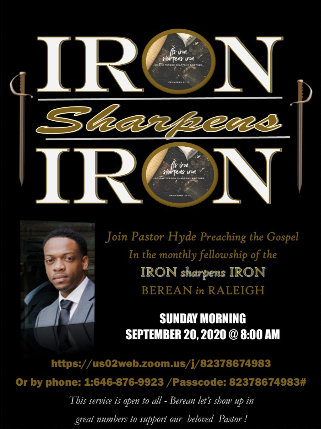 Iron Sharpens Iron - Pastor Trevor Hyde