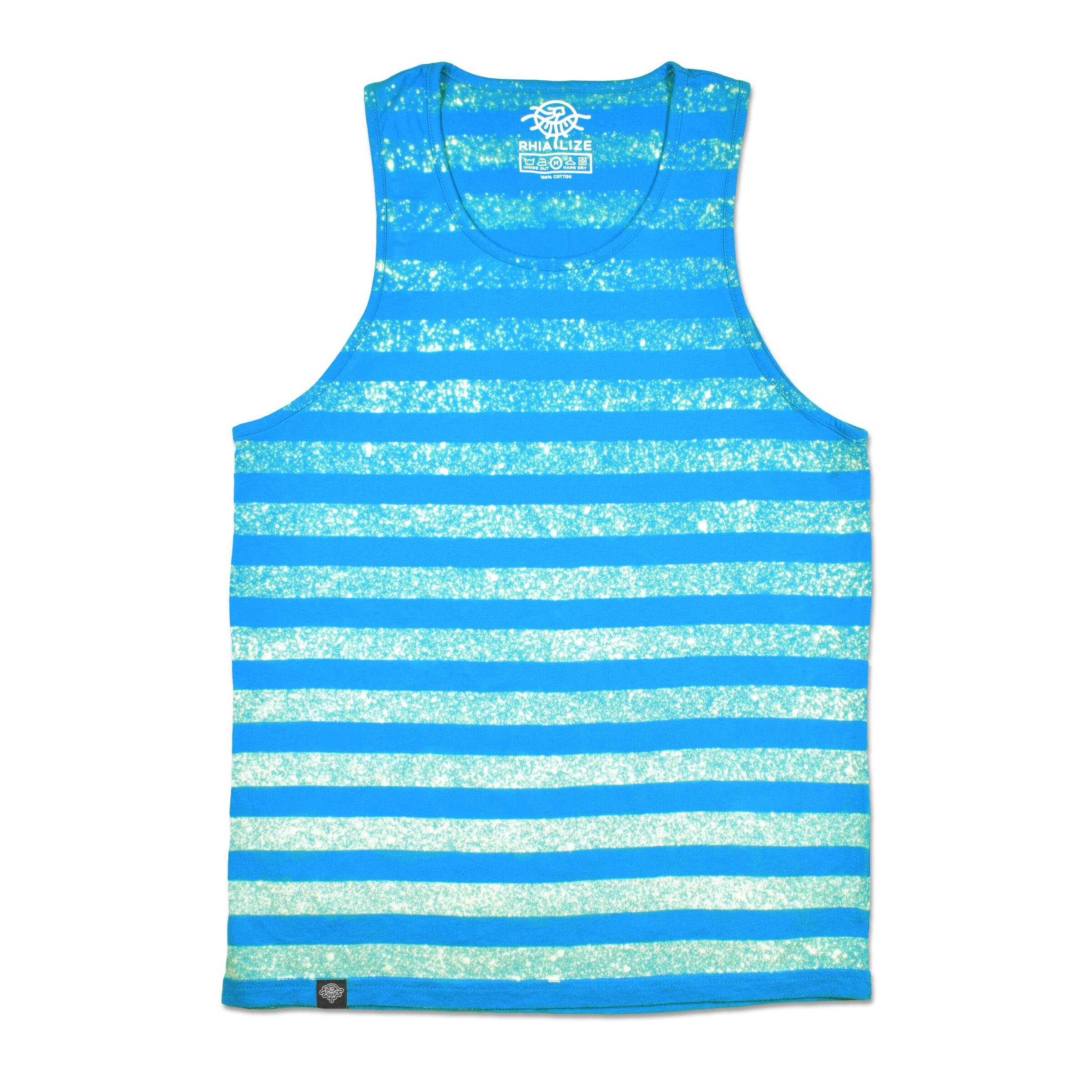 Rhialize-Stripes-Splatter-Turquoise-Tank-Top-Front.jpg