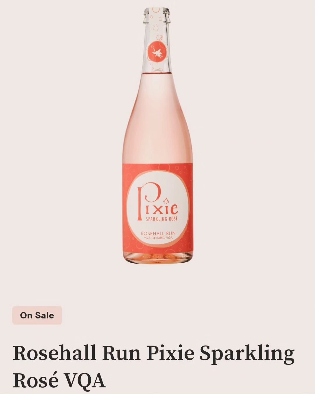 🧚&zwj;♀️🧚&zwj;♀️🧚&zwj;♀️Everyone's favourite pink bubbly is on sale right now until May 26th!  Stock up for the long weekend! $2 off at the LCBO, our bottle shop, or online (Disclaimer: online orders will not deliver in time for the long weekend).