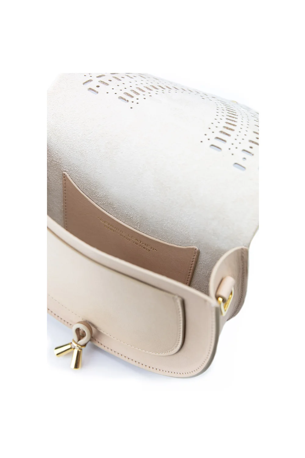Digerolamo Woman's designer bag - Sofia Small Saddle Purse - Crossbody Bag Made in Italy