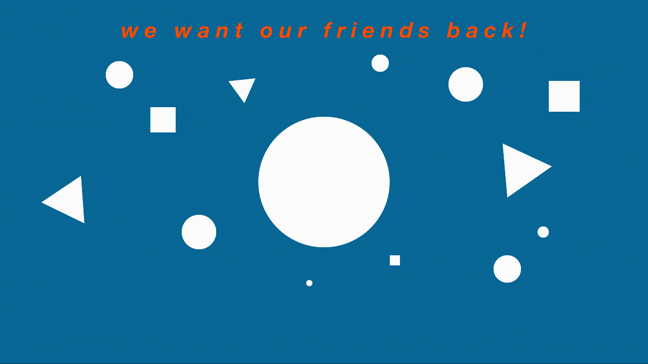  Hero image: We Want Our Friends Back! (But Which Ones?)  Inspiration for the animations came mainly from the idea of 'friend circles' and visualizing these relationships like the relationship between atoms (circles, lines and bonds) and the changes 