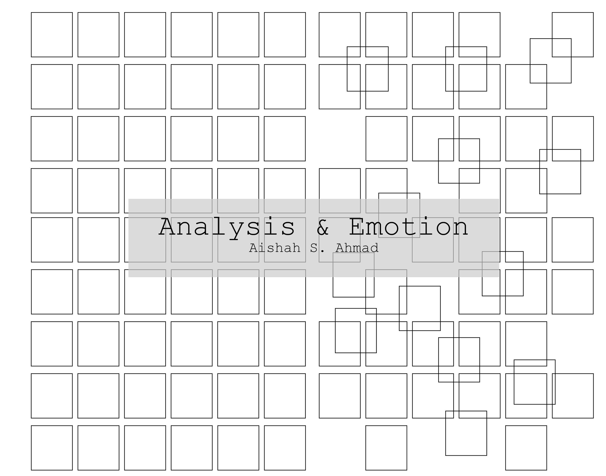 Analysis &amp; Emotion