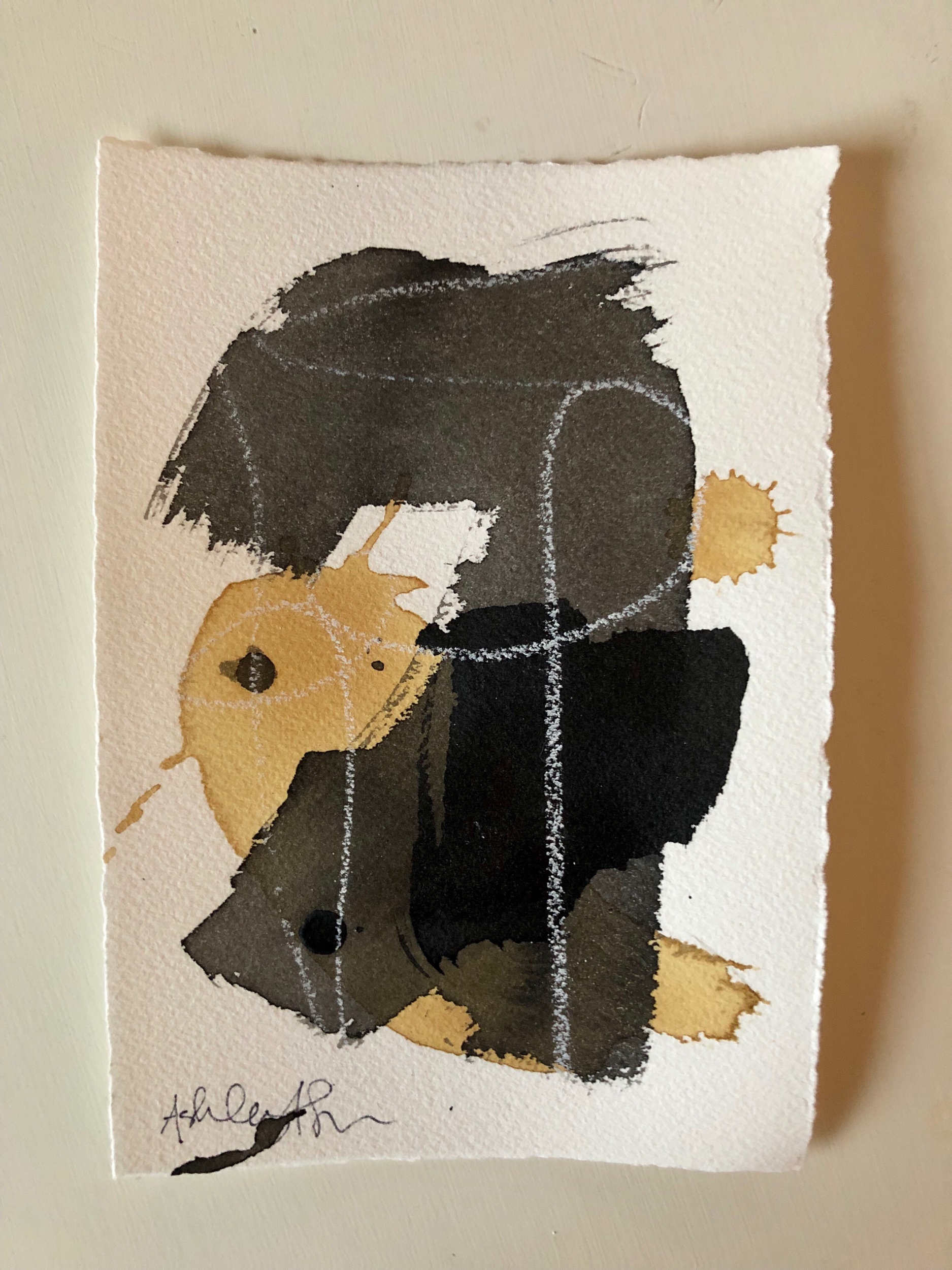 mixed media on paper