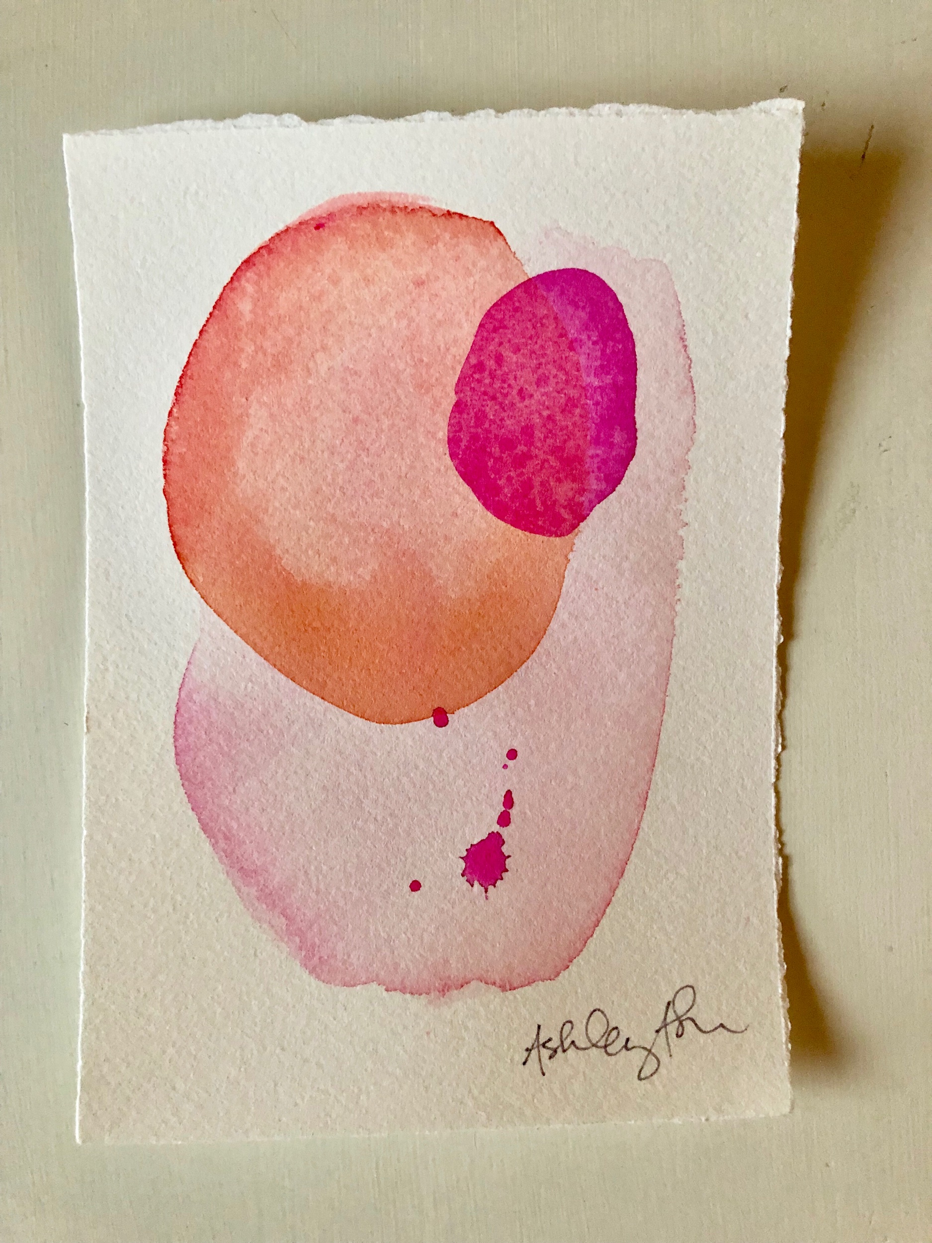 watercolor on paper